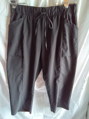 Reel Legends Women's Black Drawstring Casual Pants L